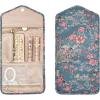 image:imageBAGSMART Travel Jewelry Organizer Case Foldable Small Jewelry Roll for Journey Rings Necklaces Earrings BraceletsMiniSoft PinkFlower Bird