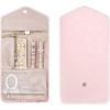 image:imageBAGSMART Travel Jewelry Organizer Case Foldable Small Jewelry Roll for Journey Rings Necklaces Earrings BraceletsMiniSoft PinkLight Pink
