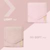 image:imageBAGSMART Travel Jewelry Organizer Case Foldable Small Jewelry Roll for Journey Rings Necklaces Earrings BraceletsMiniSoft PinkLight Pink