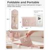 image:imageBAGSMART Travel Jewelry Organizer Case Foldable Small Jewelry Roll for Journey Rings Necklaces Earrings BraceletsMiniSoft PinkPInkA
