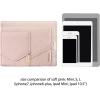 image:imageBAGSMART Travel Jewelry Organizer Case Foldable Small Jewelry Roll for Journey Rings Necklaces Earrings BraceletsMiniSoft PinkSoft Pink