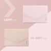 image:imageBAGSMART Travel Jewelry Organizer Case Foldable Small Jewelry Roll for Journey Rings Necklaces Earrings BraceletsMiniSoft PinkSoft Pink