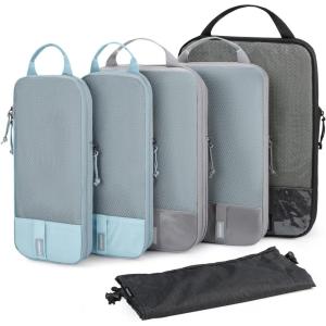 image:imageBAGSMART 6 Set 4 Set2 Set Compression Packing Cubes for Travel Lightweight Luggage Organizer Bags Durable Space Saver Bags Travel EssentialsMixStormbreak