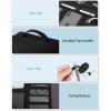 image:imageBAGSMART Cable Organizer Bag Travel Electronics Organizer with Adjustable Divider Tech Bag Carrying Case Storage Bag Sturdy Tool Case with Handle for Cellphone Cord Electronics Accessories BlackBlack