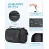 image:imageBAGSMART Cord Organizer Travel Cable Organizer Bag Tech Electronic Organizer Travel Case Travel Essentials for Charger Cable Phone Flash drive Single Layer  BlackSingle Layer Black