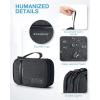 image:imageBAGSMART Cord Organizer Travel Cable Organizer Bag Tech Electronic Organizer Travel Case Travel Essentials for Charger Cable Phone Flash drive Single Layer  BlackDouble Layer Black