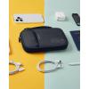 image:imageBAGSMART Cord Organizer Travel Cable Organizer Bag Tech Electronic Organizer Travel Case Travel Essentials for Charger Cable Phone Flash drive Single Layer  BlackSingle Layer Black