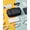 image:imageBAGSMART Cord Organizer Travel Cable Organizer Bag Tech Electronic Organizer Travel Case Travel Essentials for Charger Cable Phone Flash drive Single Layer  BlackDouble Layer Black