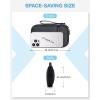 image:imageBAGSMART Cord Organizer Travel Cable Organizer Bag Tech Electronic Organizer Travel Case Travel Essentials for Charger Cable Phone Flash drive Single Layer  BlackSingle Layer Black