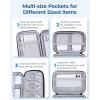 image:imageBAGSMART Electronics Organizer Travel Case Cable Charger Cord Tech Organizer Pouch for Phone Charger Accessories Black01Black