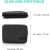 image:imageBAGSMART Electronics Organizer Travel Case Cable Charger Cord Tech Organizer Pouch for Phone Charger Accessories BlackBlack