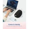image:imageBAGSMART Electronics Organizer Travel Case Cord Organizer for Women Travel Cable Bag BlackDouble Layer Black