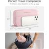 image:imageBAGSMART Electronics Organizer Travel Case Cord Storage for Chargers Cables Phones Compact Tech Accessories Pouch BeigeBeige