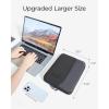 image:imageBAGSMART Electronics Travel Organizer Case for 102 Inch Tablets Tech Pouch Essentials for Power Bank SD Cards Cord and Cable Storage Bag BlackBlack