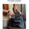 image:imageBAGSMART Electronics Travel Organizer Case for 102 Inch Tablets Tech Pouch Essentials for Power Bank SD Cards Cord and Cable Storage Bag BlackGrey