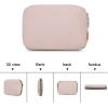 image:imageBAGSMART Large Electronics Organizer Travel Case Travel Essentials Cord Organizer Travel Cable Organizer Bag Travel Accessories for Women PinkAPink