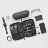 image:imageBAGSMART Large Electronics Travel Organizer Case Tech Accessories Cord Storage Bag for Phone Power Bank SD Card Cables BlackBlack