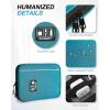 image:imageBAGSMART Large Electronics Travel Organizer Case Tech Accessories Cord Storage Bag for Phone Power Bank SD Card Cables BlackBlue