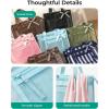 image:imageBAGSMART Mesh Beach Bag with Zipper Pocket Large Beach Tote Bags for Women  for 40 oz Bottle Removable Ribbon Bow Sandproof amp Washable Cruise Essentials for Swim Pool Gym Vacation Travel BagForest Green