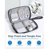 image:imageBAGSMART Small Travel Cable Organizer Tech Organizer for Charger Phone BlackBlack