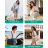 image:imageBAGSMART Tote Bag for Women Work Puffy Travel Tote Handbag Gift for Teacher amp Nurse  Medium13 laptop w 30oz cup holder Large156 laptop w 40oz cup holder For campus work mothers day giftsBmocha Brown