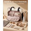 image:imageBAGSMART Tote Bag for Women Work Puffy Travel Tote Handbag Gift for Teacher amp Nurse  Medium13 laptop w 30oz cup holder Large156 laptop w 40oz cup holder For campus work mothers day giftsFjet Black