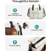 image:imageBAGSMART Tote Bag for Women Work Puffy Travel Tote Handbag Gift for Teacher amp Nurse  Medium13 laptop w 30oz cup holder Large156 laptop w 40oz cup holder For campus work mothers day giftsGforest Green