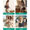 image:imageBAGSMART Tote Bag for Women Work Puffy Travel Tote Handbag Gift for Teacher amp Nurse  Medium13 laptop w 30oz cup holder Large156 laptop w 40oz cup holder For campus work mothers day giftsGforest Green