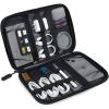 image:imageBAGSMART Large Electronics Travel Organizer Case Tech Accessories Cord Storage Bag for Phone Power Bank SD Card Cables BlackBlack