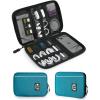 image:imageBAGSMART Large Electronics Travel Organizer Case Tech Accessories Cord Storage Bag for Phone Power Bank SD Card Cables BlackBlue