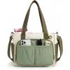 image:imageBAGSMART Tote Bag for Women Work Puffy Travel Tote Handbag Gift for Teacher amp Nurse  Medium13 laptop w 30oz cup holder Large156 laptop w 40oz cup holder For campus work mothers day giftsDforest Green
