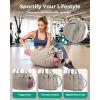 image:imageBAGAMSRT Crush Bow Tote Bag for Women Large Work Tote with 40oz Tumbler Puffer Travel Tote Bag for Work Yoga Gym  For Mom Diaper Large Capacity Everyday Bag Mothers day giftsMocha Brown