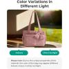 image:imageBAGAMSRT Crush Bow Tote Bag for Women Large Work Tote with 40oz Tumbler Puffer Travel Tote Bag for Work Yoga Gym  For Mom Diaper Large Capacity Everyday Bag Mothers day giftsBaby Pink