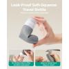 image:imageBAGSMART 18 Pack TSA Approved Travel Bottles for Toiletries Leak Proof Silicone Travel Size Containers Bottles for Shampoo MacaronEarth Tone