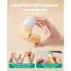 image:imageBAGSMART 18 Pack TSA Approved Travel Bottles for Toiletries Leak Proof Silicone Travel Size Containers Bottles for Shampoo MacaronMacaron