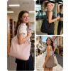 image:imageBAGSMART Beach Bags for Women Beach Tote Bag Beach Bag with Zipper Travel Tote Bag for Women Sandproof Swim Pool Bag  Packable Beach Bag Beach Essentials for Travel Gym 125L Medium Tote Lightweight WaterresistantMist Purple