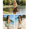 image:imageBAGSMART Beach Bags for Women Beach Tote Bag Beach Bag with Zipper Travel Tote Bag for Women Sandproof Swim Pool Bag  Packable Beach Bag Beach Essentials for Travel Gym 125L Medium Tote Lightweight WaterresistantSpotted Pattern