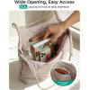 image:imageBAGSMART Beach Bags for Women Beach Tote Bag Beach Bag with Zipper Travel Tote Bag for Women Sandproof Swim Pool Bag  Packable Beach Bag Beach Essentials for Travel Gym 125L Medium Tote Lightweight WaterresistantLeopard Print
