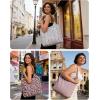 image:imageBAGSMART Beach Bags for Women Beach Tote Bag Beach Bag with Zipper Travel Tote Bag for Women Sandproof Swim Pool Bag  Packable Beach Bag Beach Essentials for Travel Gym 125L Medium Tote Lightweight WaterresistantCoffee Brown