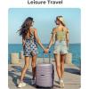 image:imageBAGSMART Carry On Luggage 19 L x14 W x9 H Airline Approved with Spinner Wheels Lightweight 20 Inch Luggage with TSA Lock Expandable Hard Shell Carry On Suitcases for Men Women Royal BlueWhite