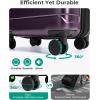 image:imageBAGSMART Carry On Luggage 19 L x14 W x9 H Airline Approved with Spinner Wheels Lightweight 20 Inch Luggage with TSA Lock Expandable Hard Shell Carry On Suitcases for Men Women Royal BluePurple