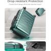 image:imageBAGSMART Carry On Luggage 19 L x14 W x9 H Airline Approved with Spinner Wheels Lightweight 20 Inch Luggage with TSA Lock Expandable Hard Shell Carry On Suitcases for Men Women Royal BluePine Green