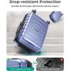 image:imageBAGSMART Carry On Luggage 19 L x14 W x9 H Airline Approved with Spinner Wheels Lightweight 20 Inch Luggage with TSA Lock Expandable Hard Shell Carry On Suitcases for Men Women Royal BlueSlate Blue