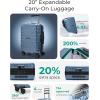 image:imageBAGSMART Carry On Luggage 19 L x14 W x9 H Airline Approved with Spinner Wheels Lightweight 20 Inch Luggage with TSA Lock Expandable Hard Shell Carry On Suitcases for Men Women Royal BlueRoyalblue