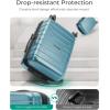 image:imageBAGSMART Carry On Luggage 19 L x14 W x9 H Airline Approved with Spinner Wheels Lightweight 20 Inch Luggage with TSA Lock Expandable Hard Shell Carry On Suitcases for Men Women Royal BlueTeal Blue