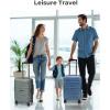 image:imageBAGSMART Carry On Luggage 19 L x14 W x9 H Airline Approved with Spinner Wheels Lightweight 20 Inch Luggage with TSA Lock Expandable Hard Shell Carry On Suitcases for Men Women Royal BlueWhite