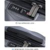 image:imageBAGSMART Carry On Luggage 22x14x9 Airline Approved PC Hardside Suitcase 20 Inch Carryon with Spinner Wheels Travel Luggage Lightweight Rolling Suitcases for Men Women Purple04 Charcoal Grey