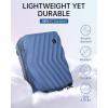 image:imageBAGSMART Carry On Luggage 22x14x9 Airline Approved PC Hardside Suitcase 20 Inch Carryon with Spinner Wheels Travel Luggage Lightweight Rolling Suitcases for Men Women Purple03 Navy Blue