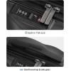 image:imageBAGSMART Carry On Luggage 22x14x9 Airline Approved PC Hardside Suitcase 20 Inch Carryon with Spinner Wheels Travel Luggage Lightweight Rolling Suitcases for Men Women Purple02 Black
