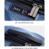 image:imageBAGSMART Carry On Luggage 22x14x9 Airline Approved PC Hardside Suitcase 20 Inch Carryon with Spinner Wheels Travel Luggage Lightweight Rolling Suitcases for Men Women Purple03 Navy Blue